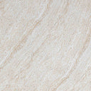 Cynthia 87" Faux Travertine Indoor/Outdoor Concrete Oval Dining Table