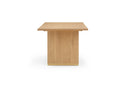 Chelsea 79" Natural Oak Wood Rectangular Dining Table