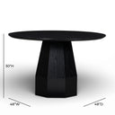 Brocha 48'' Ash Wood Round Dining Table