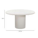 Billy 54" Concrete Terrazzo Indoor/Outdoor Dining Table by TOV Furniture, view 6