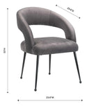 Rocco Performance Velvet Dining Chair