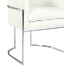 Giselle Performance Velvet Dining Chair with Silver Base