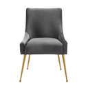 Beatrix Pleated Performance Velvet Dining Chair