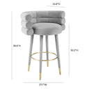 Betty Performance Velvet Stool