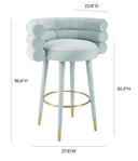Betty Performance Velvet Stool