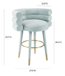 Betty Performance Velvet Stool