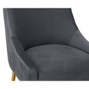 Beatrix Pleated Performance Velvet Stool