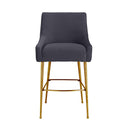 Beatrix Pleated Performance Velvet Stool