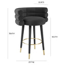Betty Performance Velvet Stool