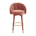 Myla Performance Velvet Swivel Stool