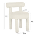 Carmel Cream Performance Boucle Dining Chair