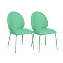 Lauren Performance Vegan Leather Kitchen Chairs - Set of 2 by TOV Furniture