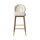Hailey Performance Velvet Stool