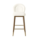 Hailey Performance Velvet Stool
