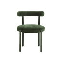 Margaret Performance Chenille Bolster Back Dining Chair