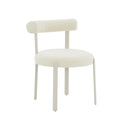 Margaret Performance Chenille Bolster Back Dining Chair