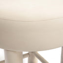 Carmel Cream Performance Velvet Counter Stool