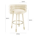 Betty Performance Velvet Stool