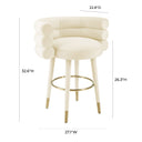 Betty Performance Velvet Stool
