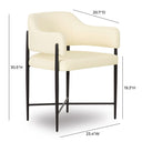 Sezanne Contract-Grade Vegan Leather Dining Chair