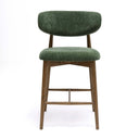 Zinea Performance Textured Velvet Counter Stool
