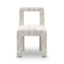 Hazel Cream Patterned Performance Jacquard Dining Chair