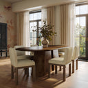 Tiara Performance Basketweave Fabric Dining Chair