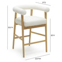 Spara Performance Vegan Leather Counter Stool