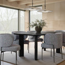 Maureen Speckled Grey Performance Boucle Dining Chair
