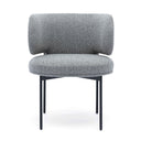 Maureen Speckled Grey Performance Boucle Dining Chair