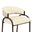 Tatum 2-Tone Performance Vegan Leather Counter Stool