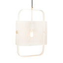 Klaus White Metal Pendant Lamp