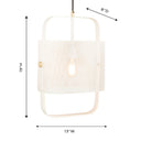 Klaus White Metal Pendant Lamp