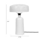 Cindy White Metal Table Lamp