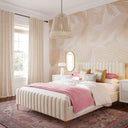 Helen White Cotton Tasseled Pendant Lamp