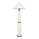 Faith White Boucle Floor Lamp