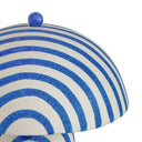 Maiori Striped Papier Mache Table Lamp