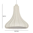 Looma Cotton Mache Pendant Lamp
