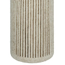 Tapered Natural Chenille Fiber Floor Lamp