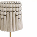 Tutu Cream Cotton Tasseled Floor Lamp