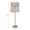 Tutu Cream Cotton Tasseled Floor Lamp