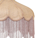 Buchanan Jute Fringed Scalloped Pendant Light