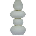 Pebble Cream Papier Mache Table Lamp