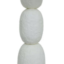 Pebble Cream Papier Mache Floor Lamp