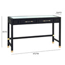 Amara 47" Woven Rattan Desk