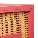 Suzie 62" Rattan Executive Desk With Drawer