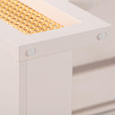 Suzie 62" Rattan Executive Desk With Drawer