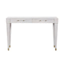 Brandyss 48" Burl 2-Drawer Work Desk