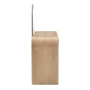 Moonrise 48 Natural Ash 2-Drawer Vanity Desk with Mirror