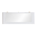 Hollywood 56" White Desk with Vanity Mirror